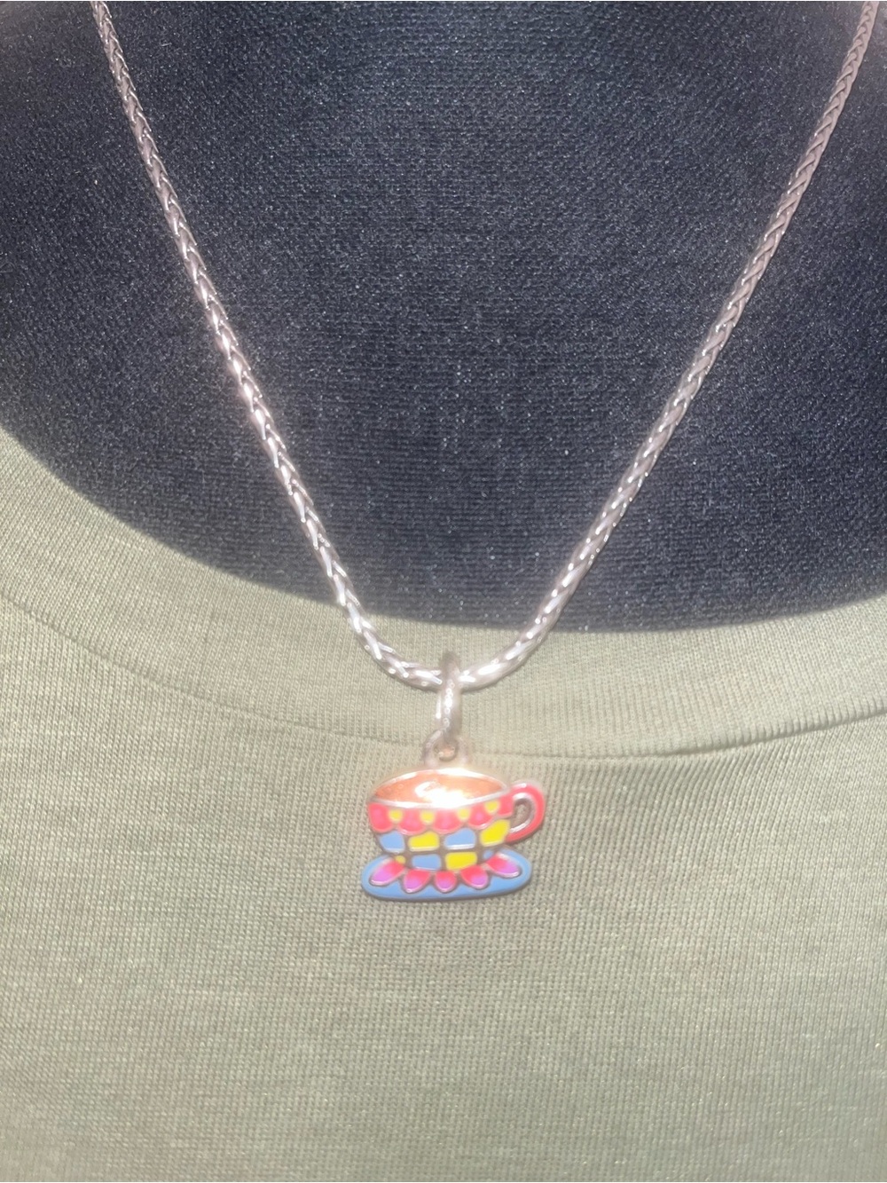 Brighton Coffee Cup Necklace - Picture 2 of 8